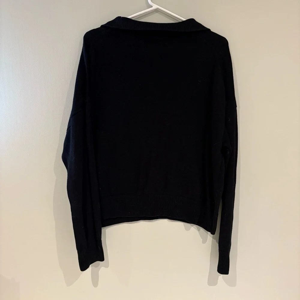 ☀️Classic Black Knit Sweater XL - Picture 3 of 5